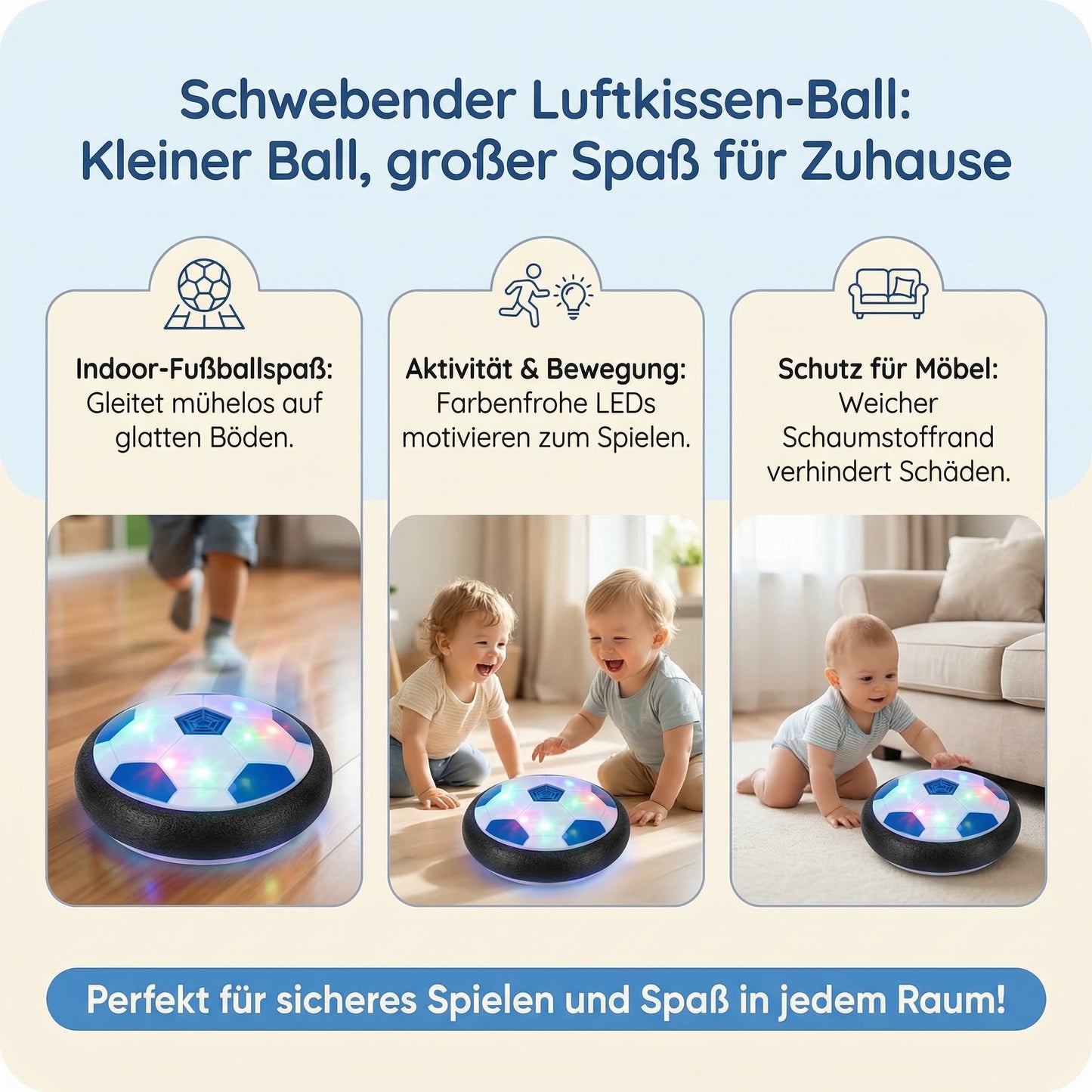 Air-Fußball Spiel