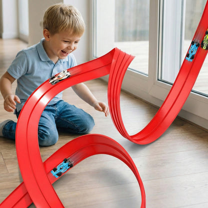 Flexible Rennstrecke für Kinder