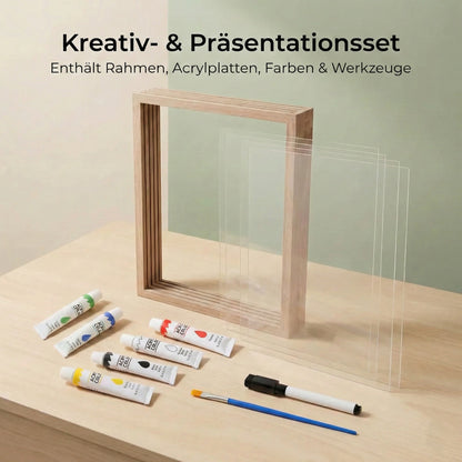 DIY Familien Handabdruck Set
