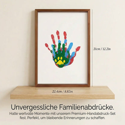 DIY Familien Handabdruck Set