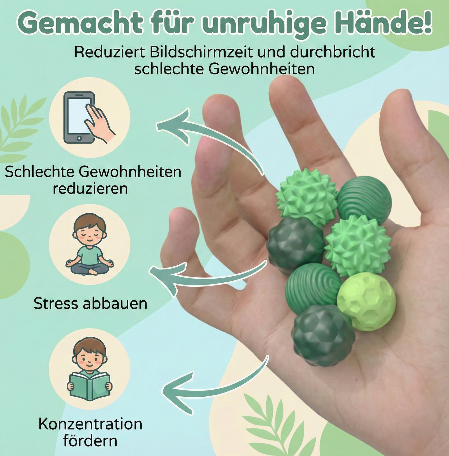 Magnetische Anti-Stress Kugeln