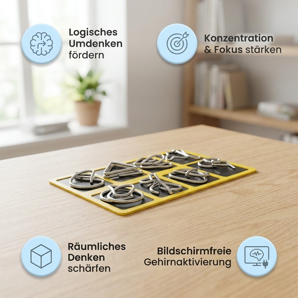 24-Teile Metall Lern-Puzzle