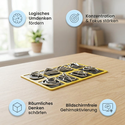 24-Teile Metall Lern-Puzzle