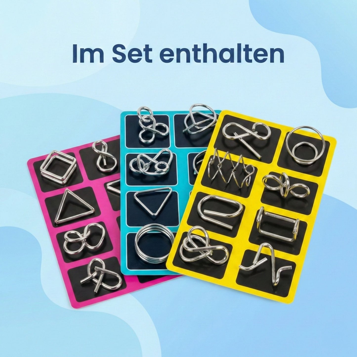 24-Teile Metall Lern-Puzzle