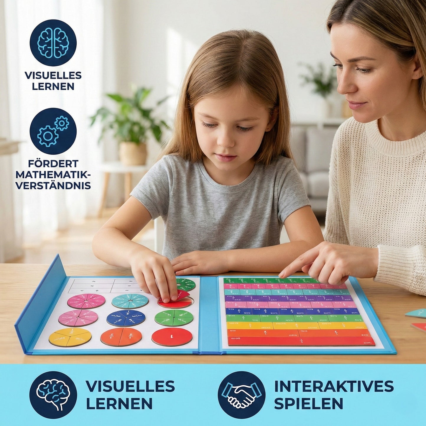 Montessori Magnetische Bruchpuzzle