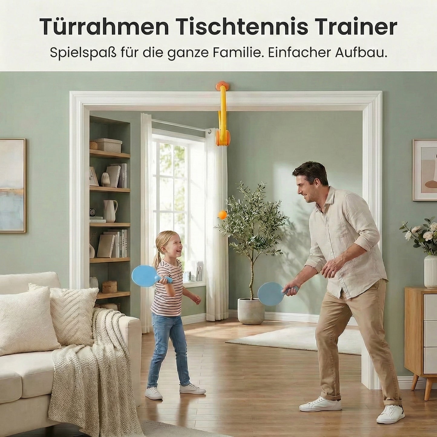 Türrahmen-Tischtennisspiel