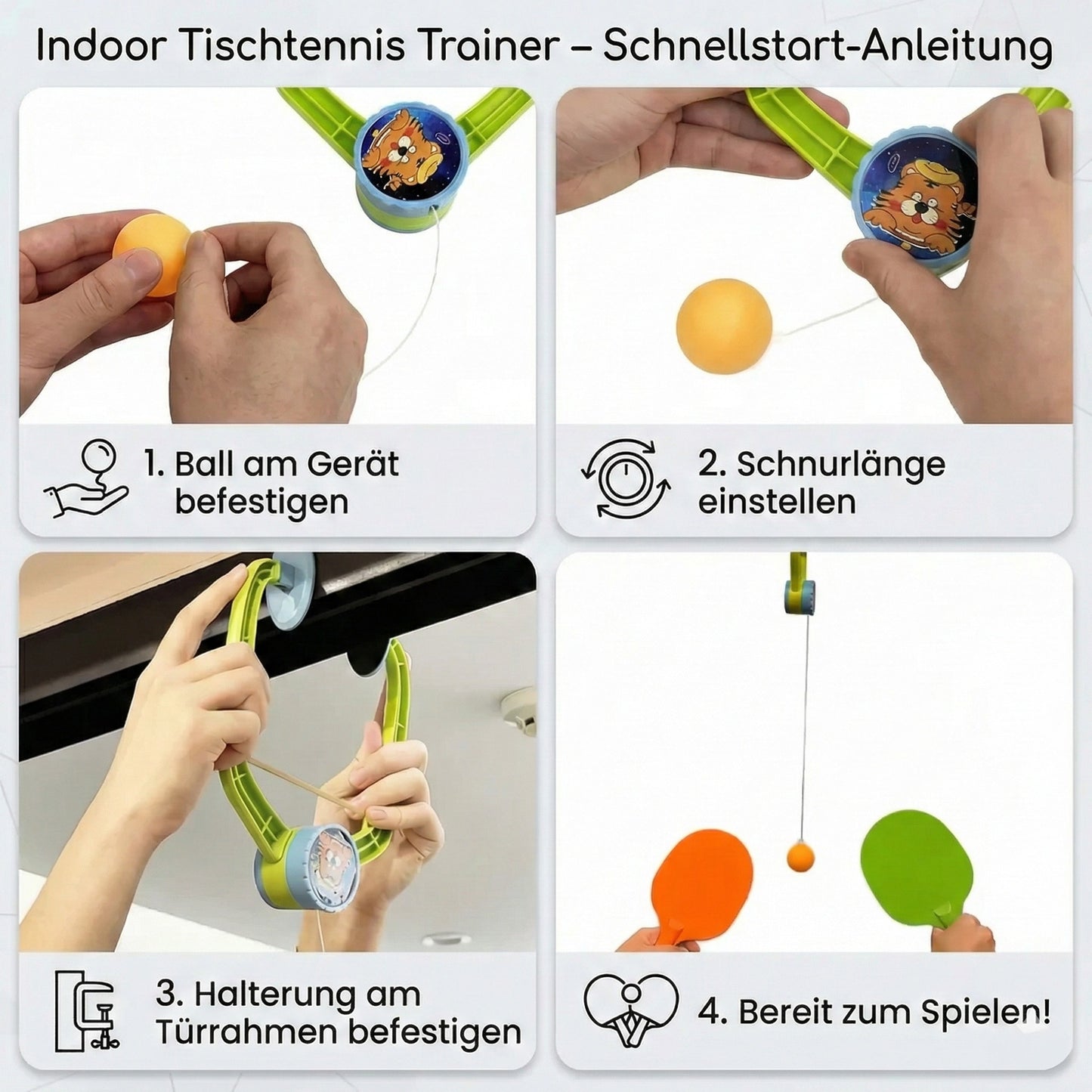 Türrahmen-Tischtennisspiel