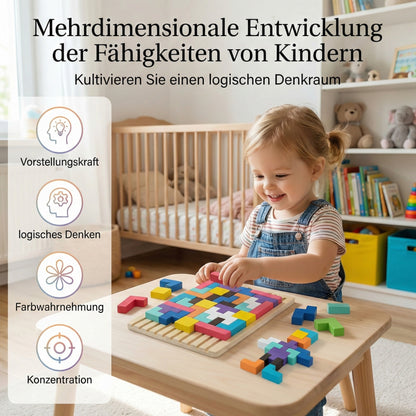 Montessori Holz Tetris