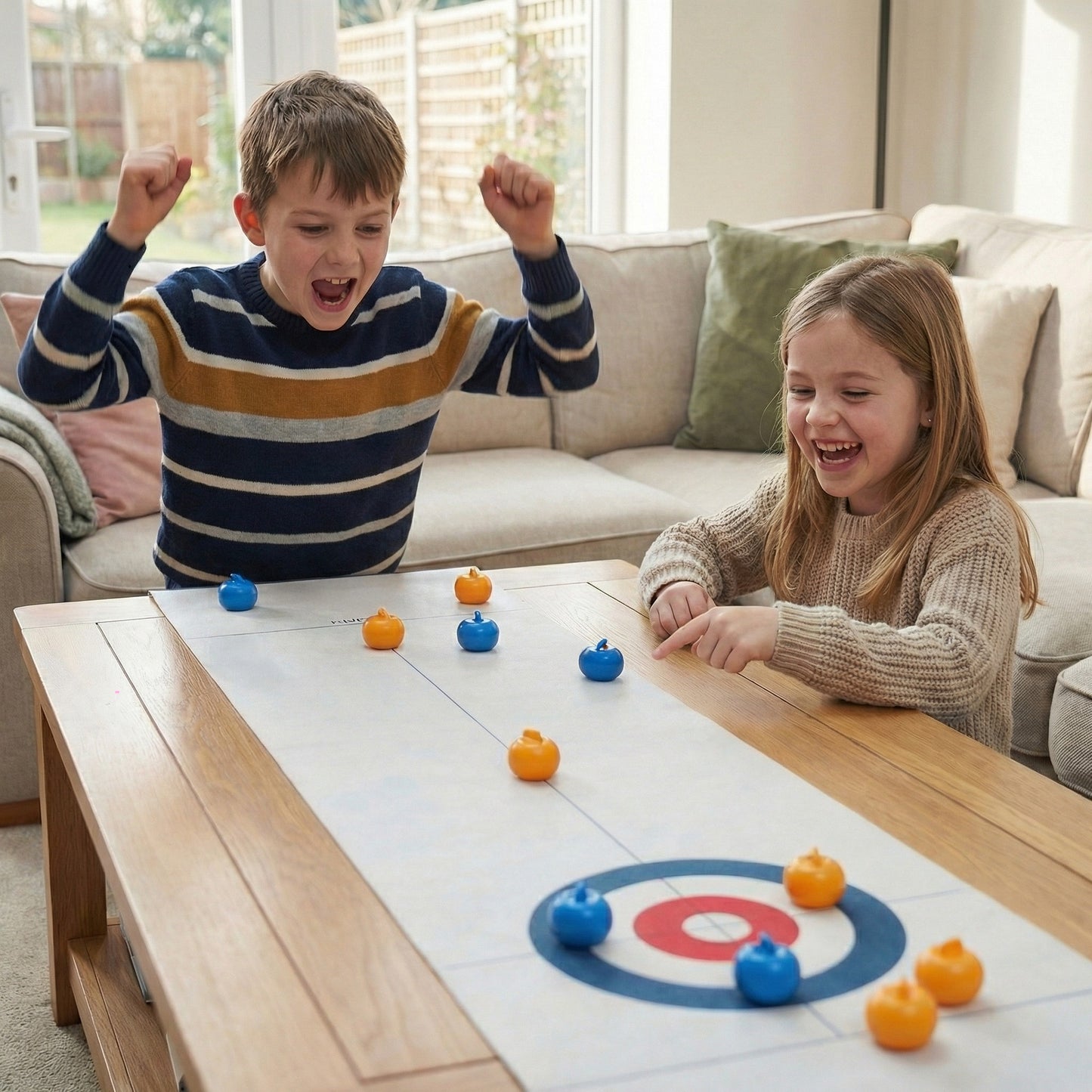 Mini Curling Tischspiel