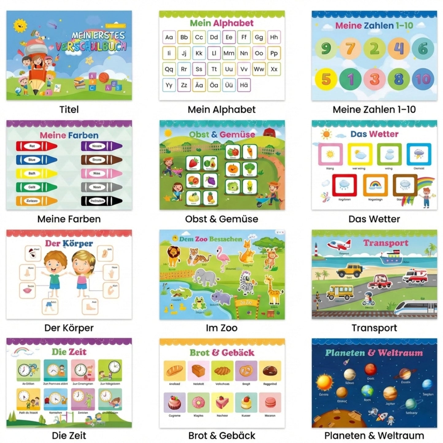 Mein erstes Vorschulbuch Set