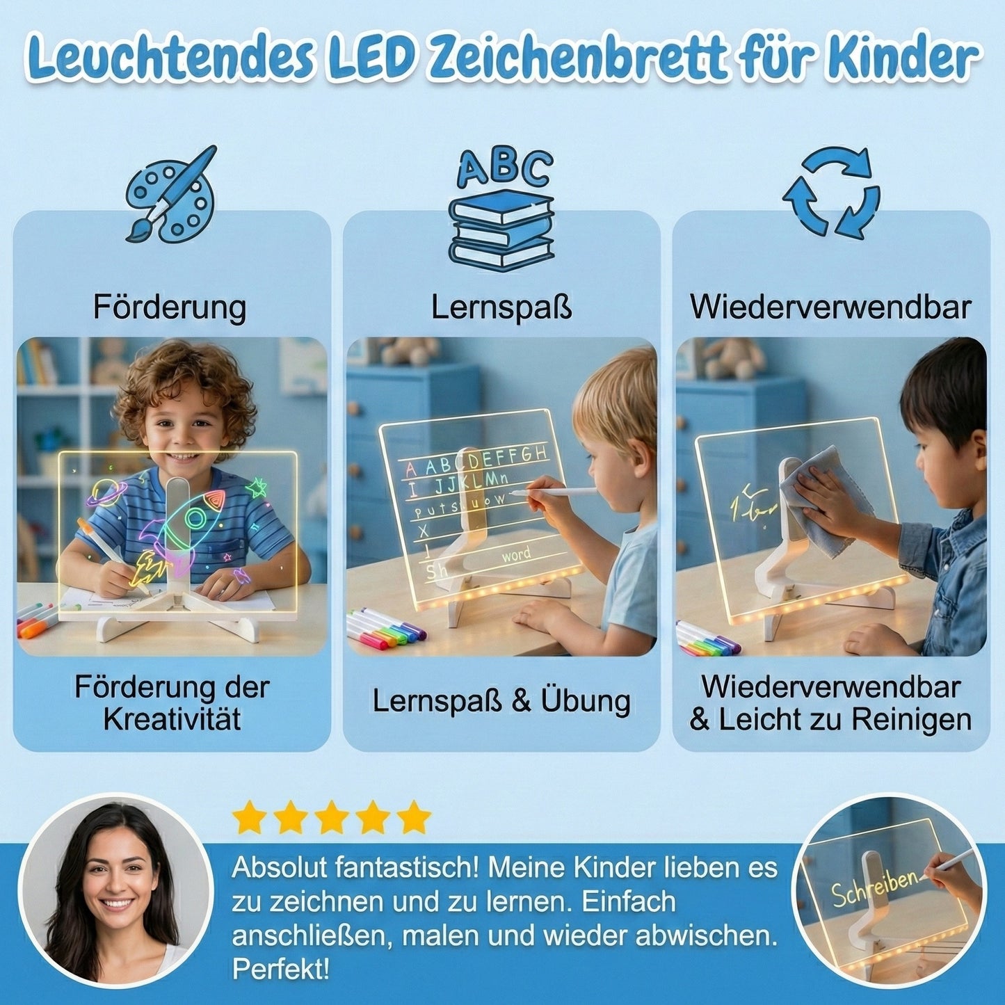 LED-Zeichenbrett