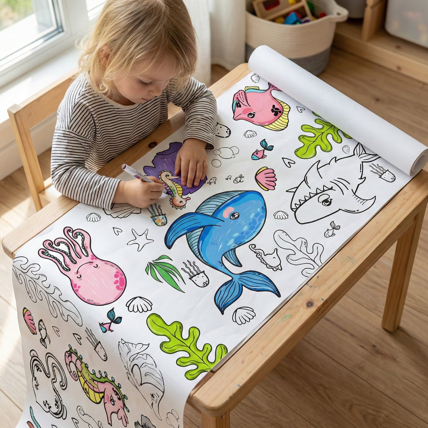 Kreative Malrolle für Kinder