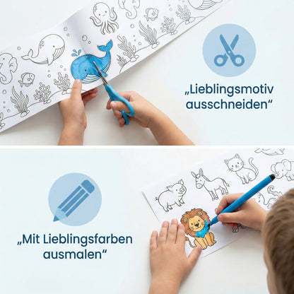 Kreative Malrolle für Kinder