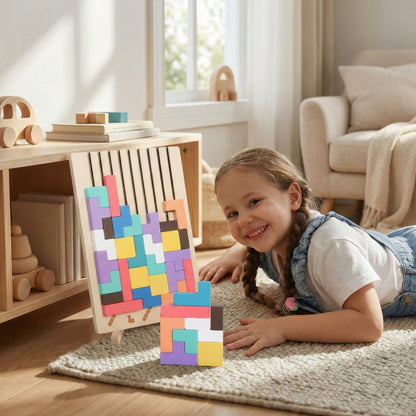 Montessori Holz Tetris