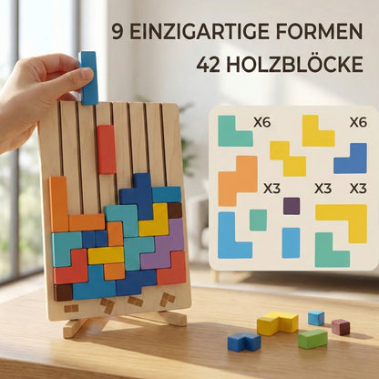 Montessori Holz Tetris
