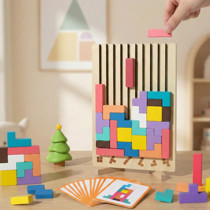 Montessori Holz Tetris
