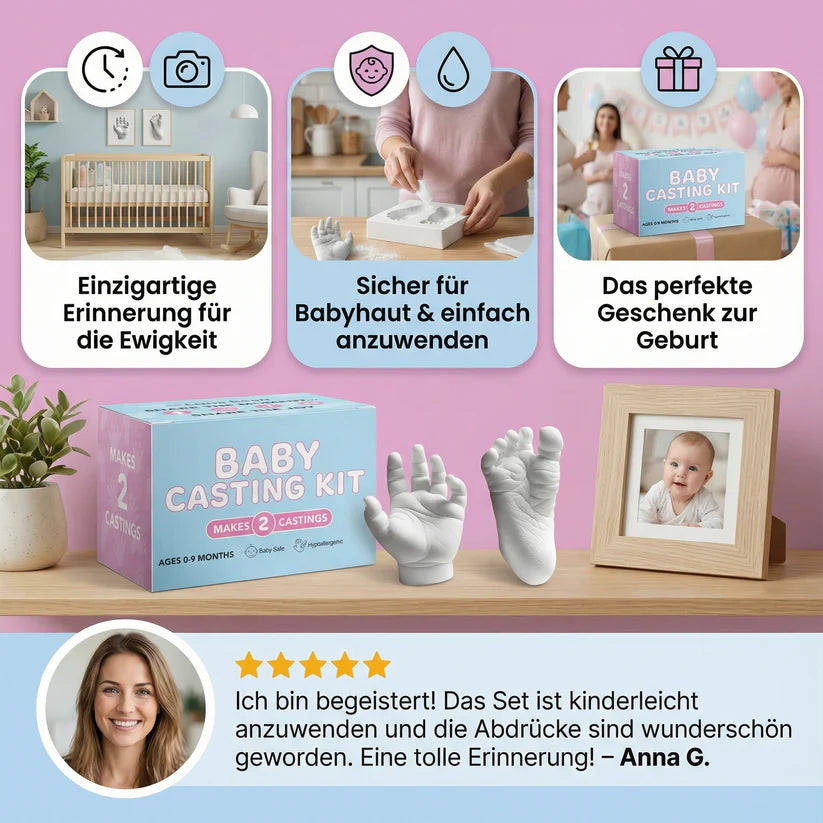 Baby Hand- & Fußabdruck-Set