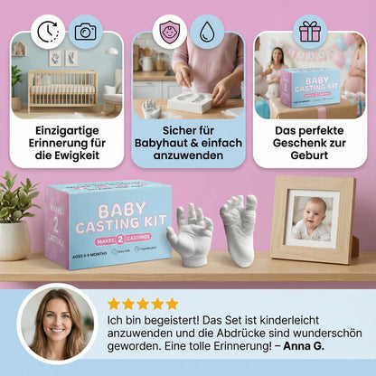 Baby Hand- & Fußabdruck-Set
