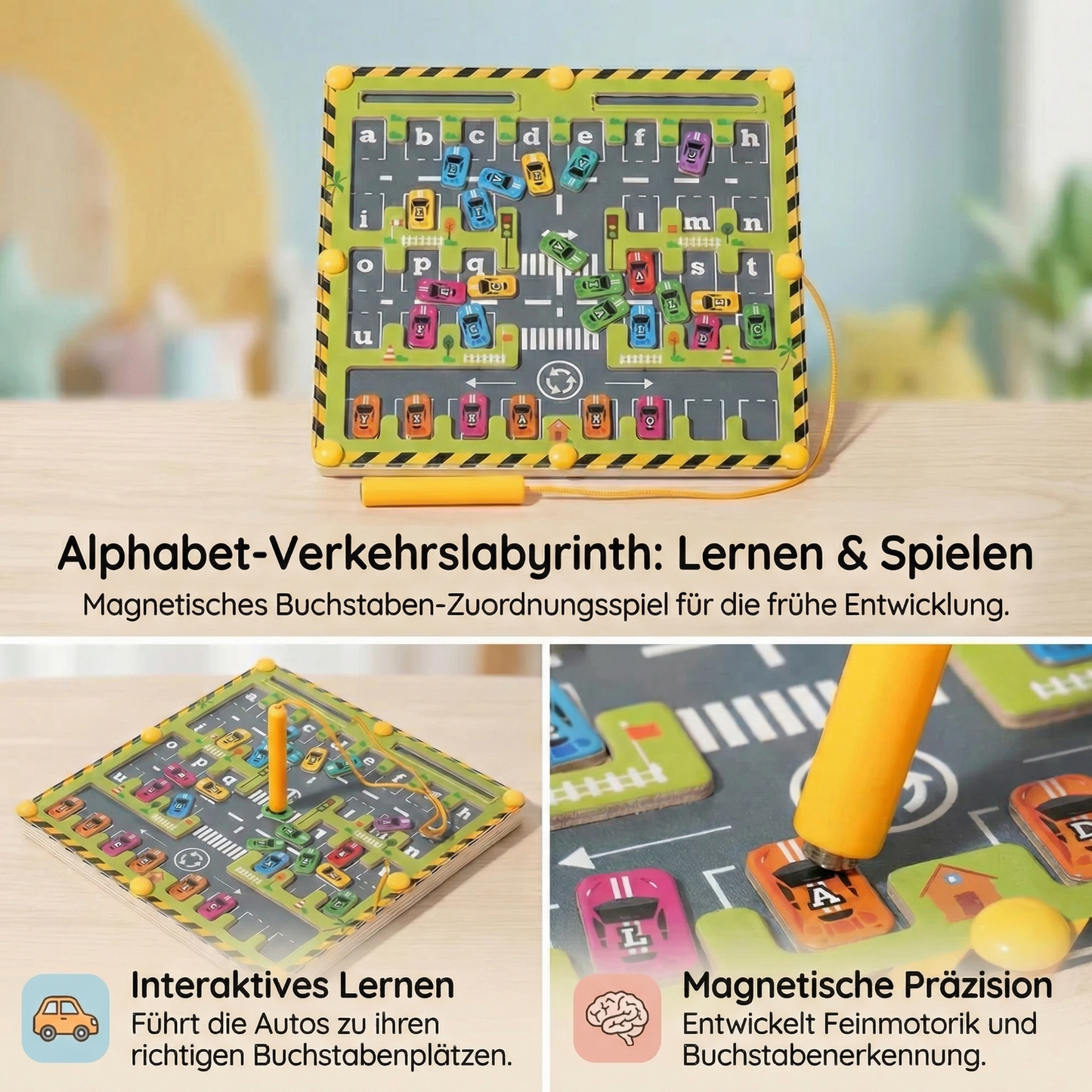 Magnetisches ABC + Englisch Lernbrett