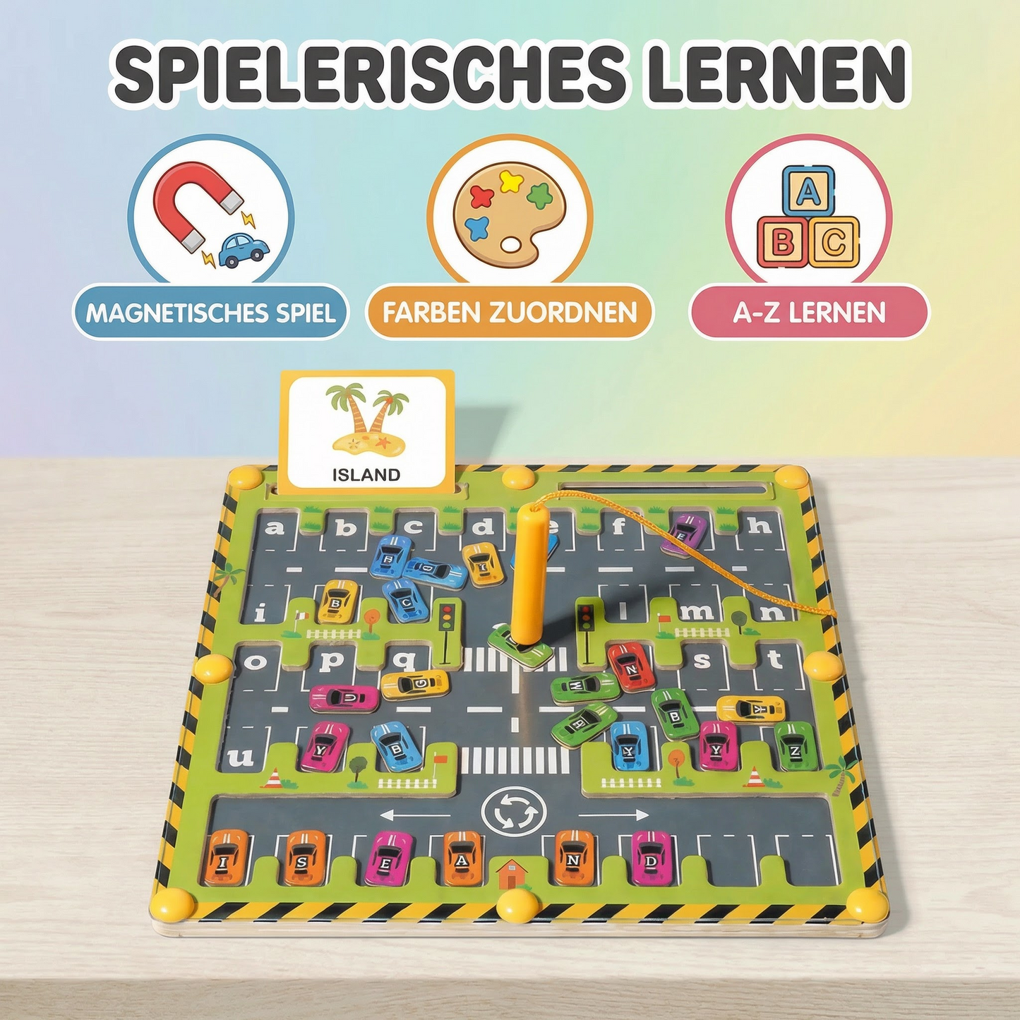 Magnetisches ABC + Englisch Lernbrett
