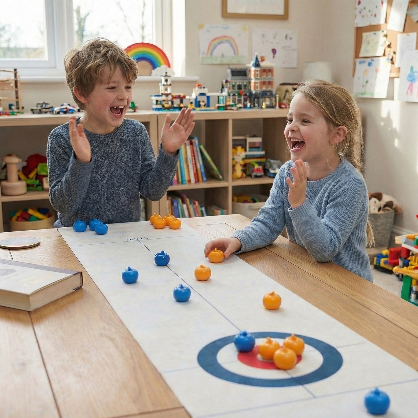 Mini Curling Tischspiel