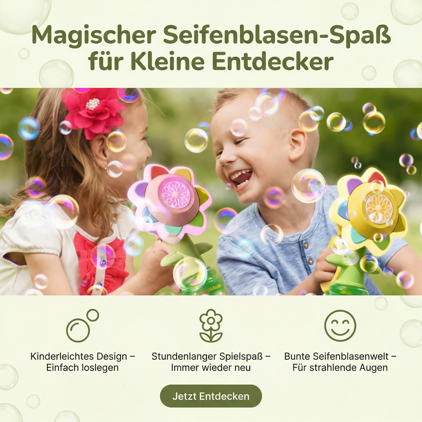 "Pusteblume" Seifenblasen-Action