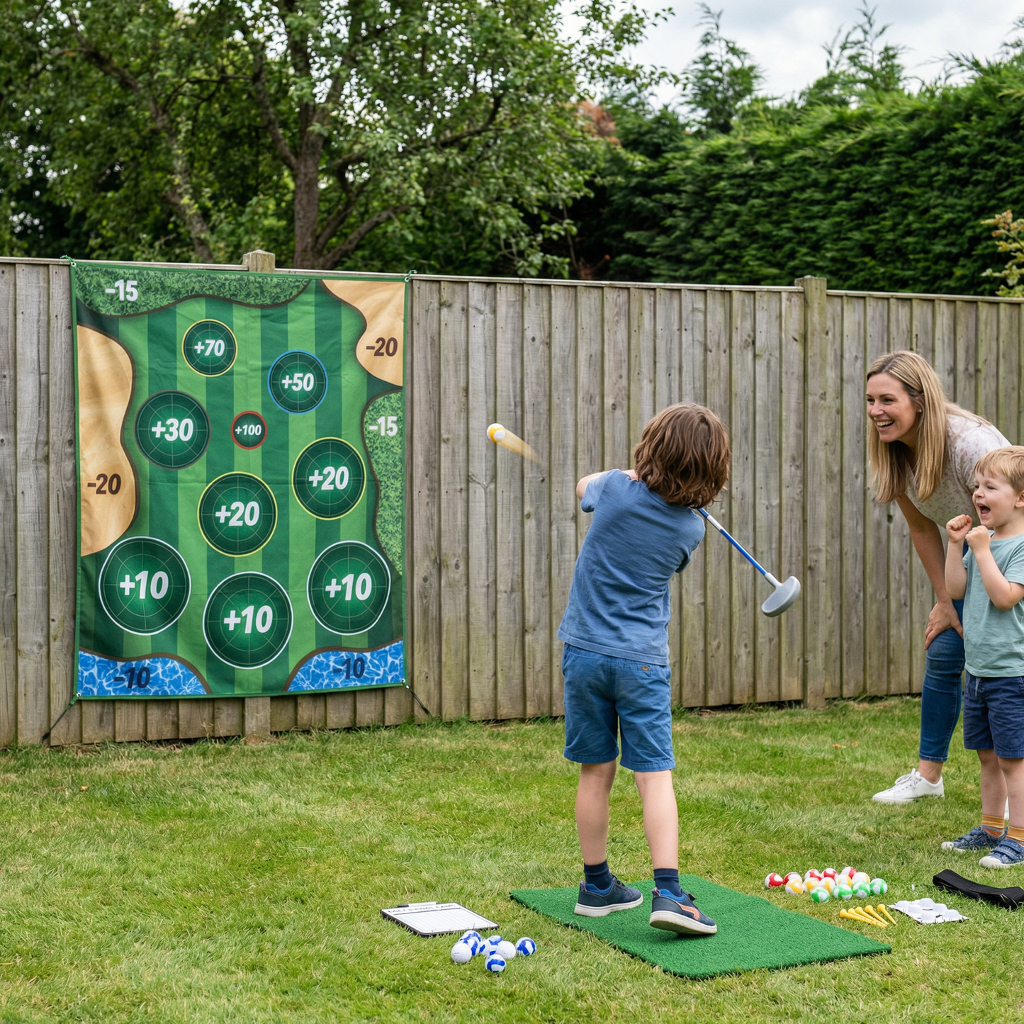 Sticky-Golf Set Familienspaß