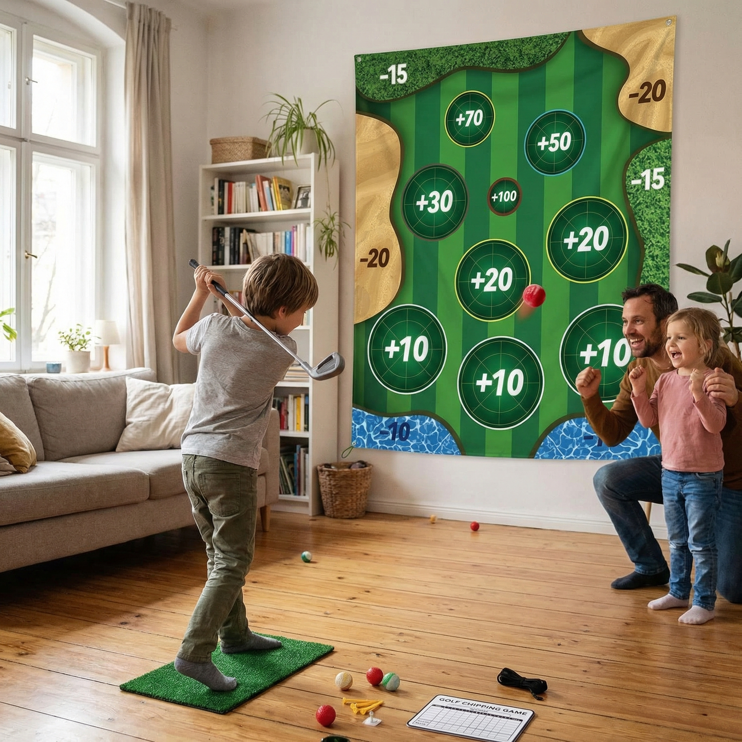 Sticky-Golf Set Familienspaß