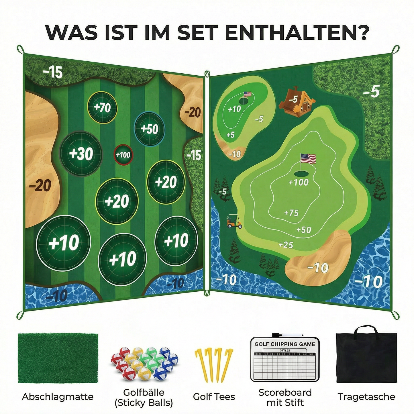Sticky-Golf Set Familienspaß