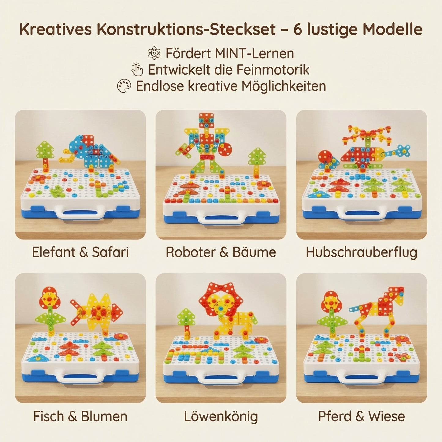 Kinder Bau- und Bohrset