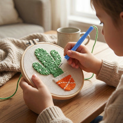 Punch Needle Stickerei Kit