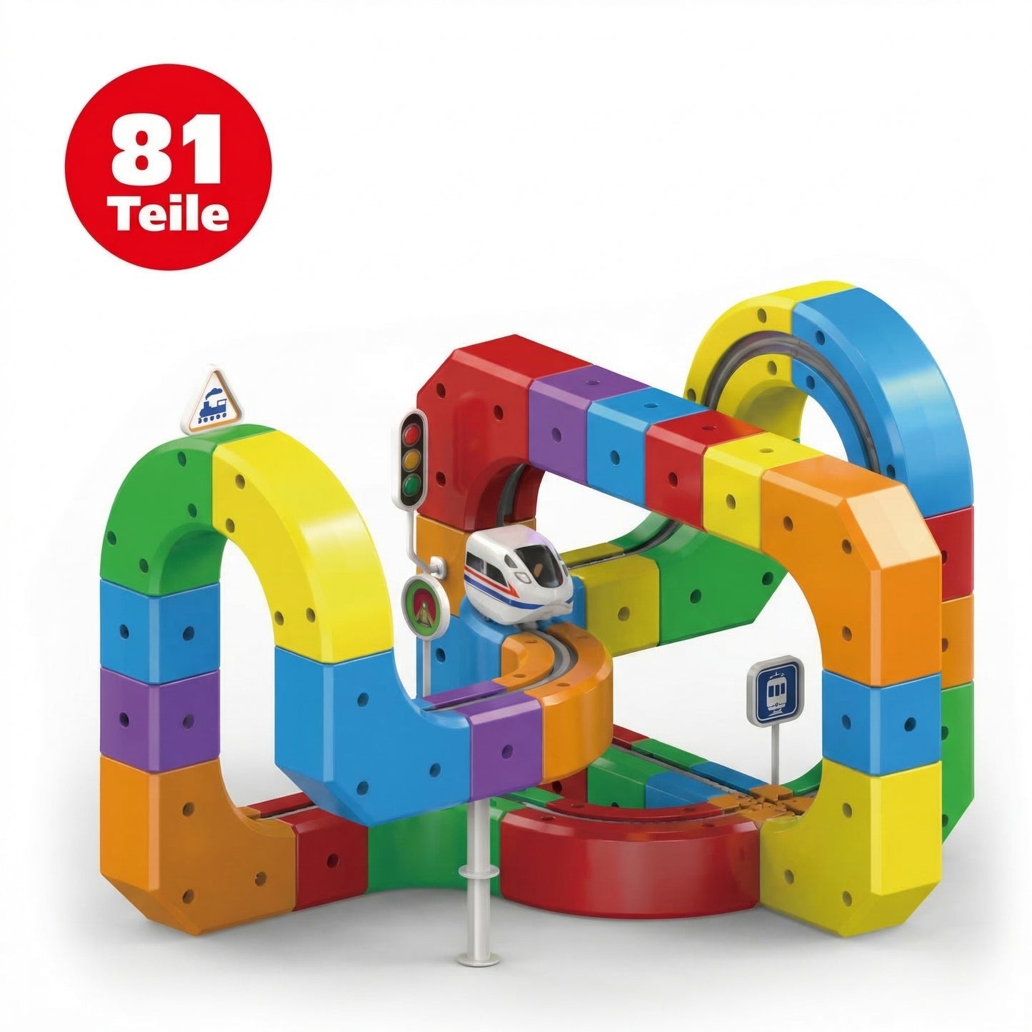 3D magnetische Eisenbahn