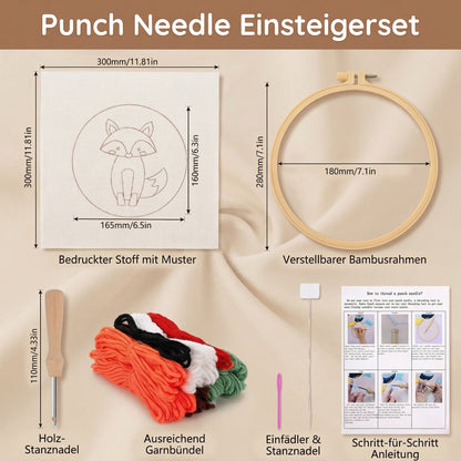 Punch Needle Stickerei Kit