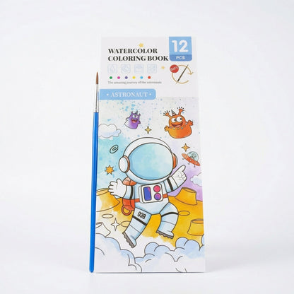Malbuch mit integrierter Aquarellfarbe
