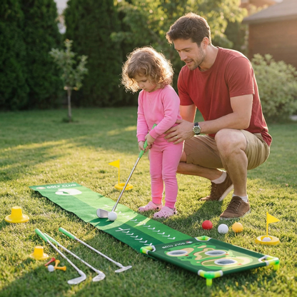 Mini-Golf-Set für Kinder & Familien