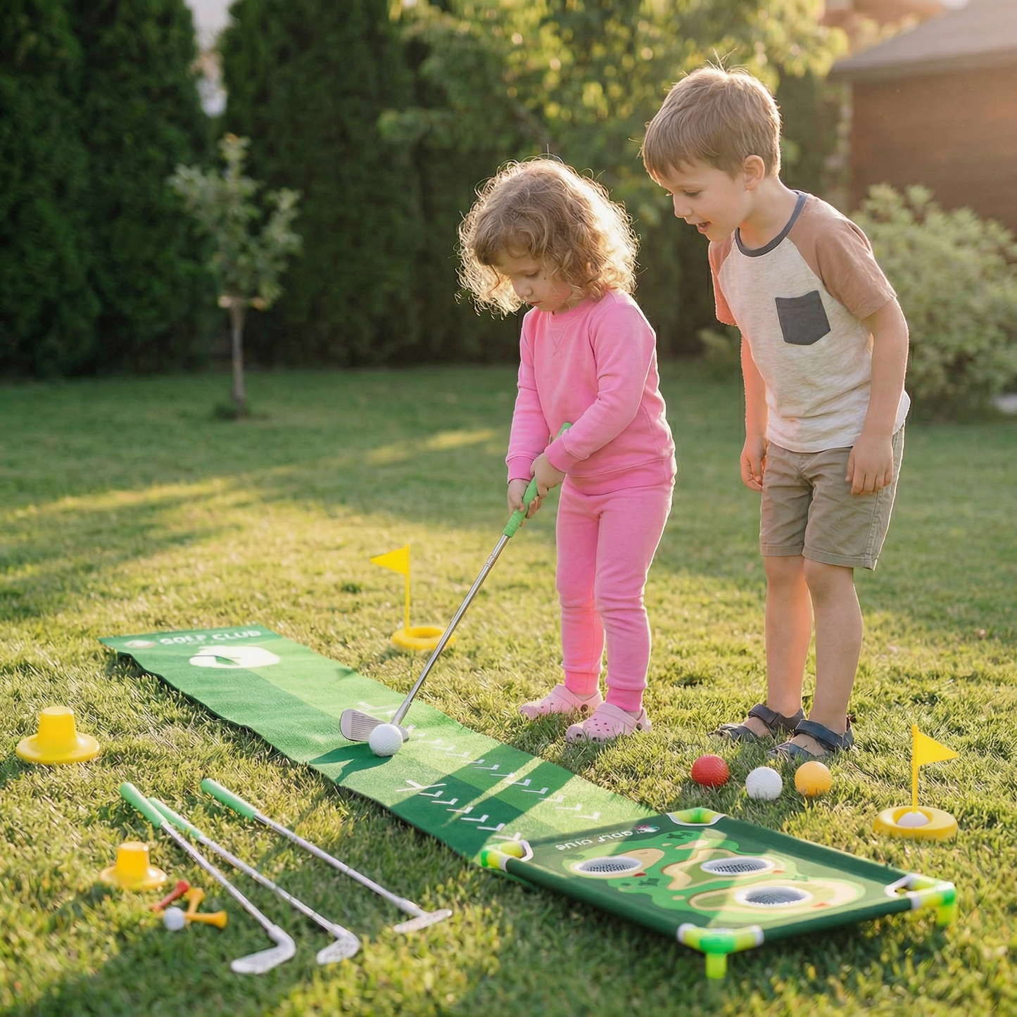 Mini-Golf-Set für Kinder & Familien