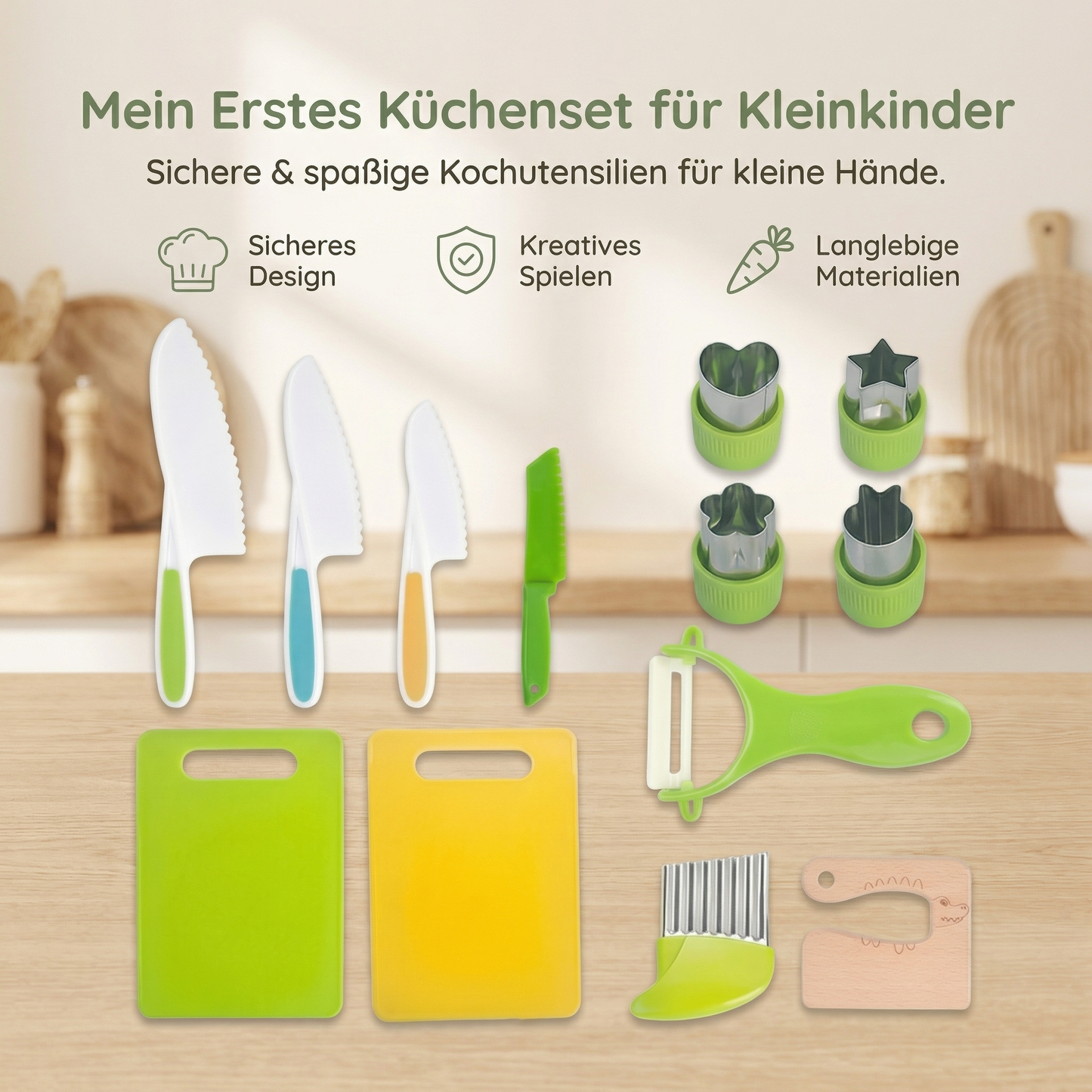 Küchenwerkzeug Set für Kinder