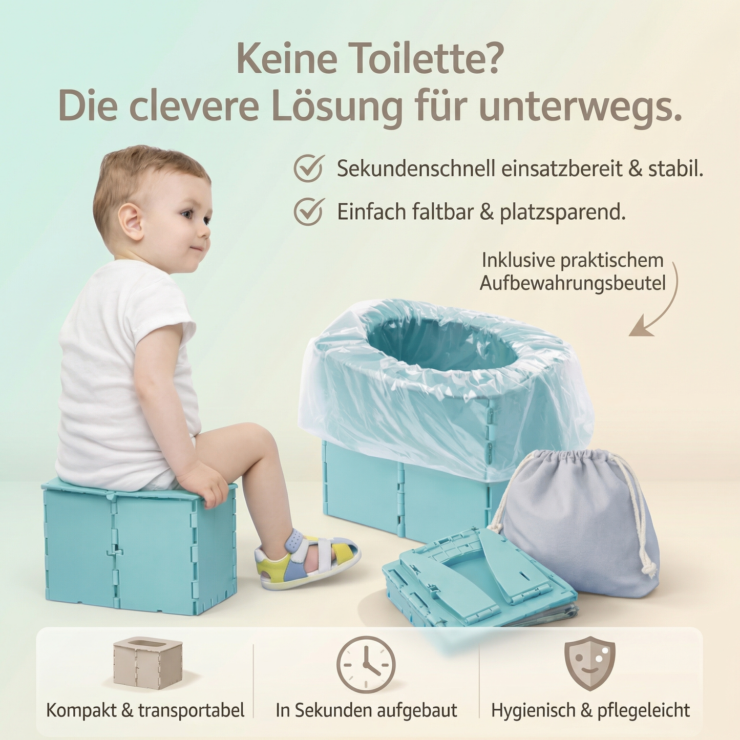 Portable Toilette für Kinder