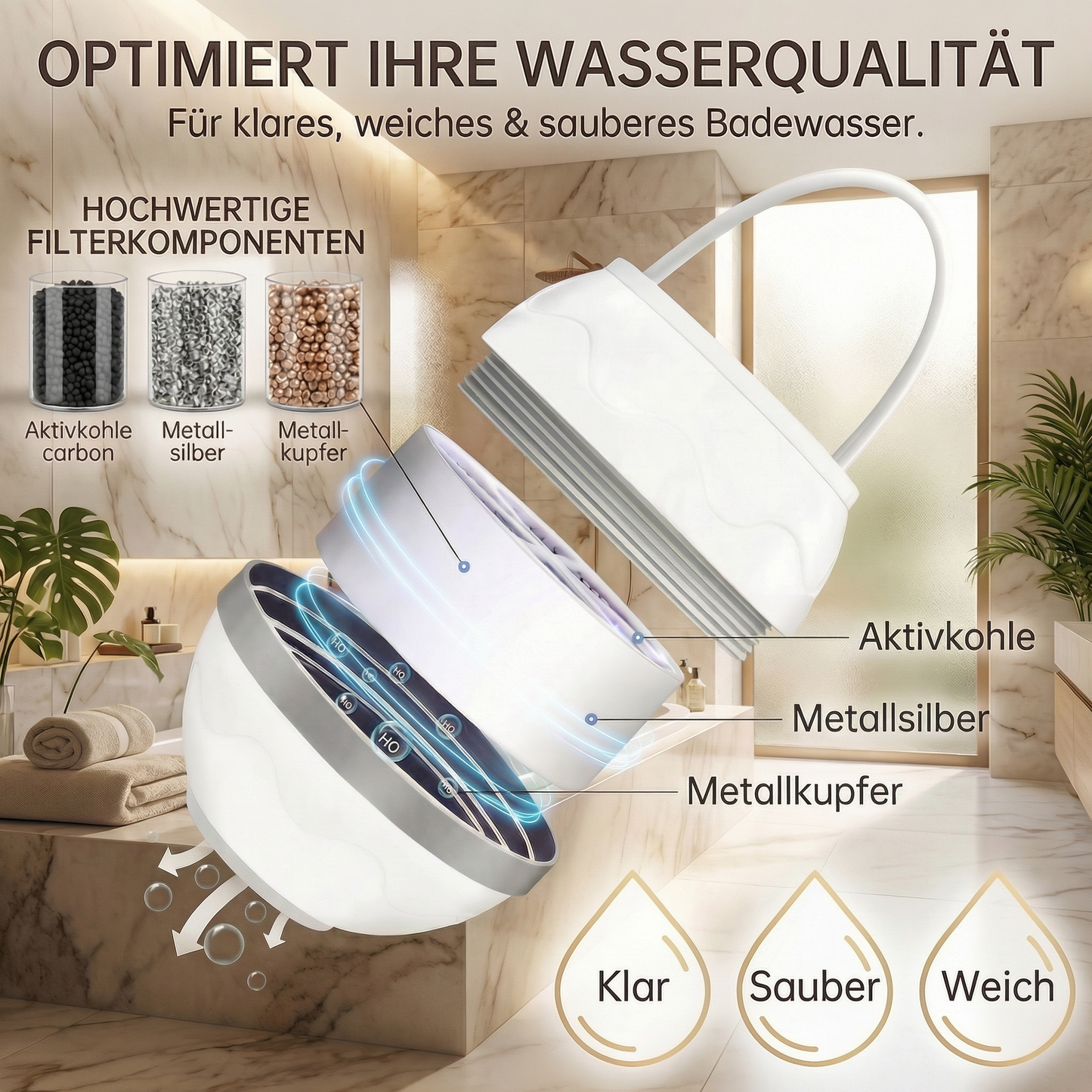 Mobiler Wasserfilter für Zuhause & Reisen